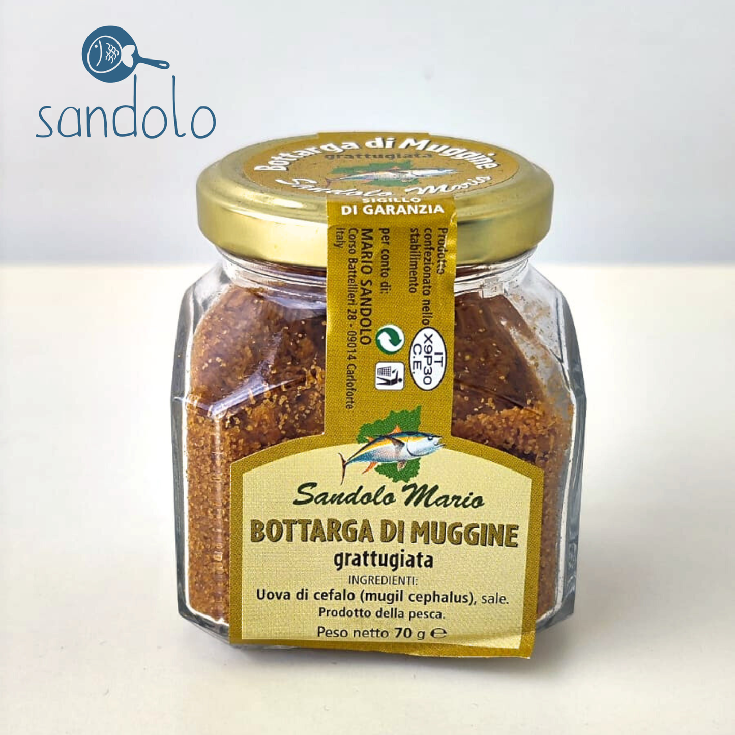 Bottarga di muggine grattugiata 70g